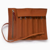 Brown Leather Pen Roll