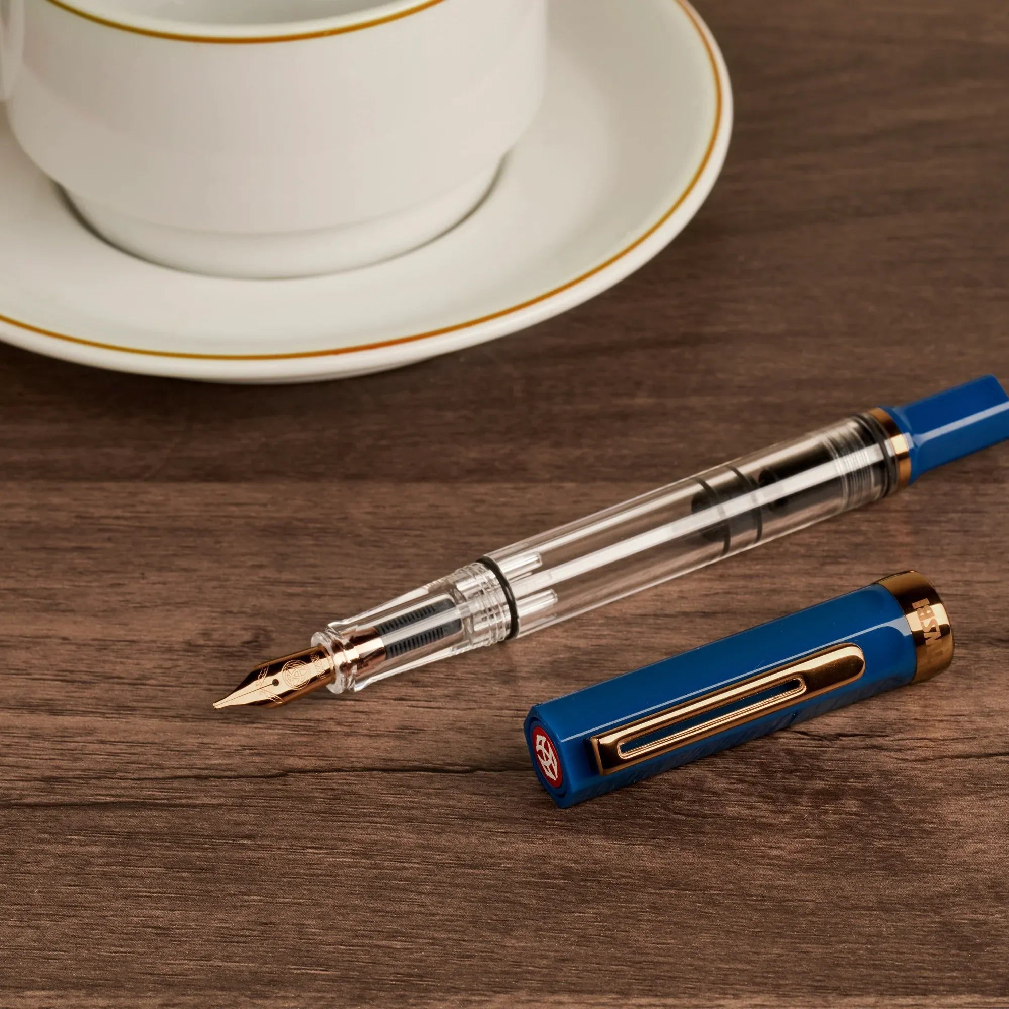 Indigo Blue & Bronze Eco Fountain Pen