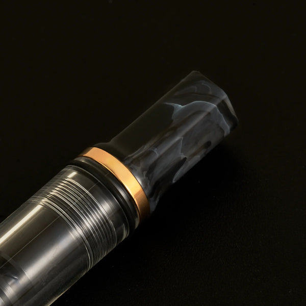 Black Marble & Bronze Eco Fountain Pen