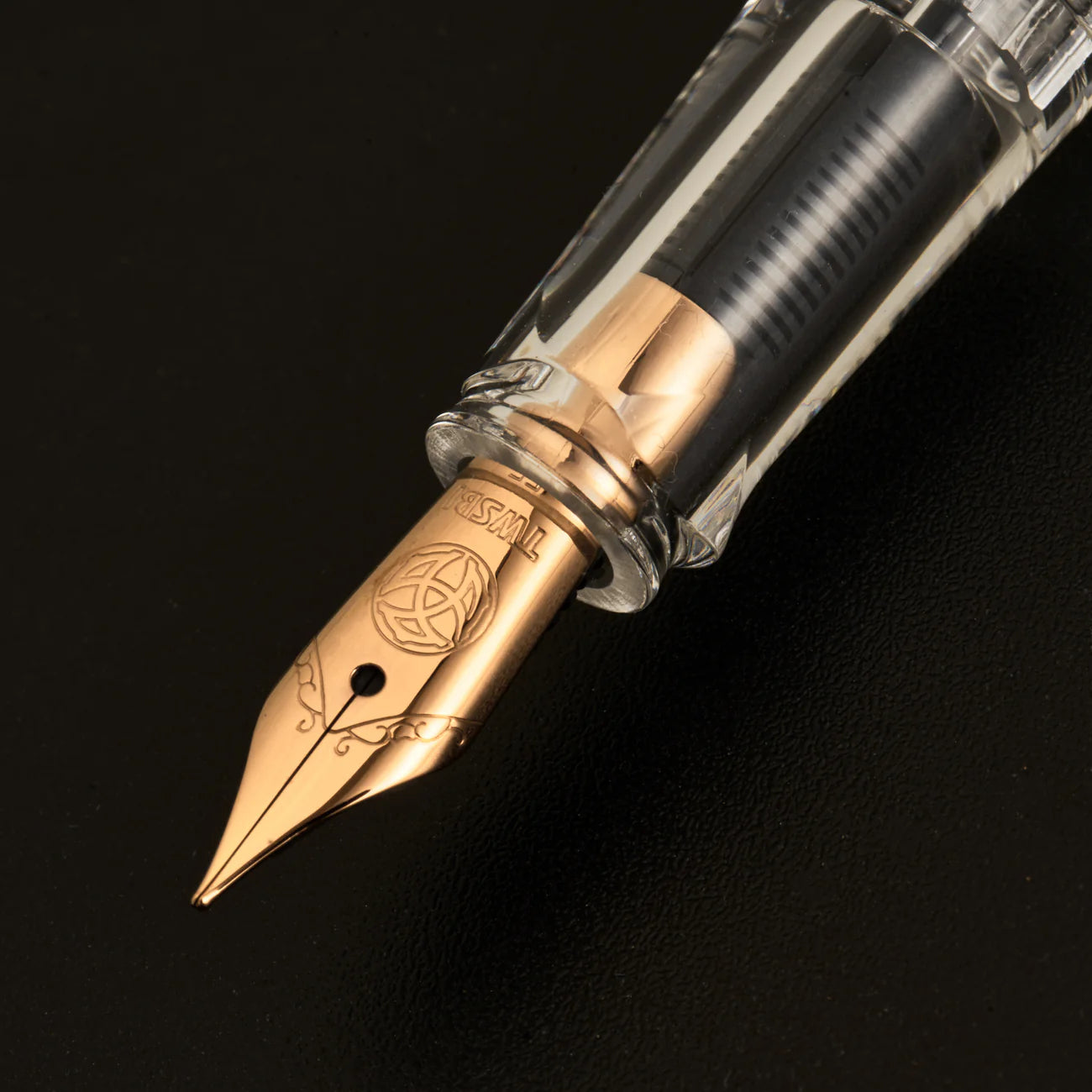 Black Marble & Bronze Eco Fountain Pen