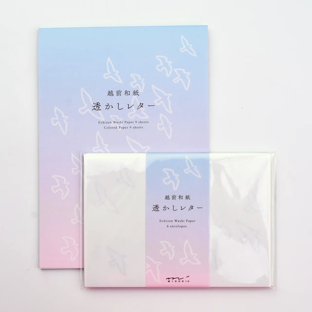 Watermark Birds A5 Letter Pad + Envelopes