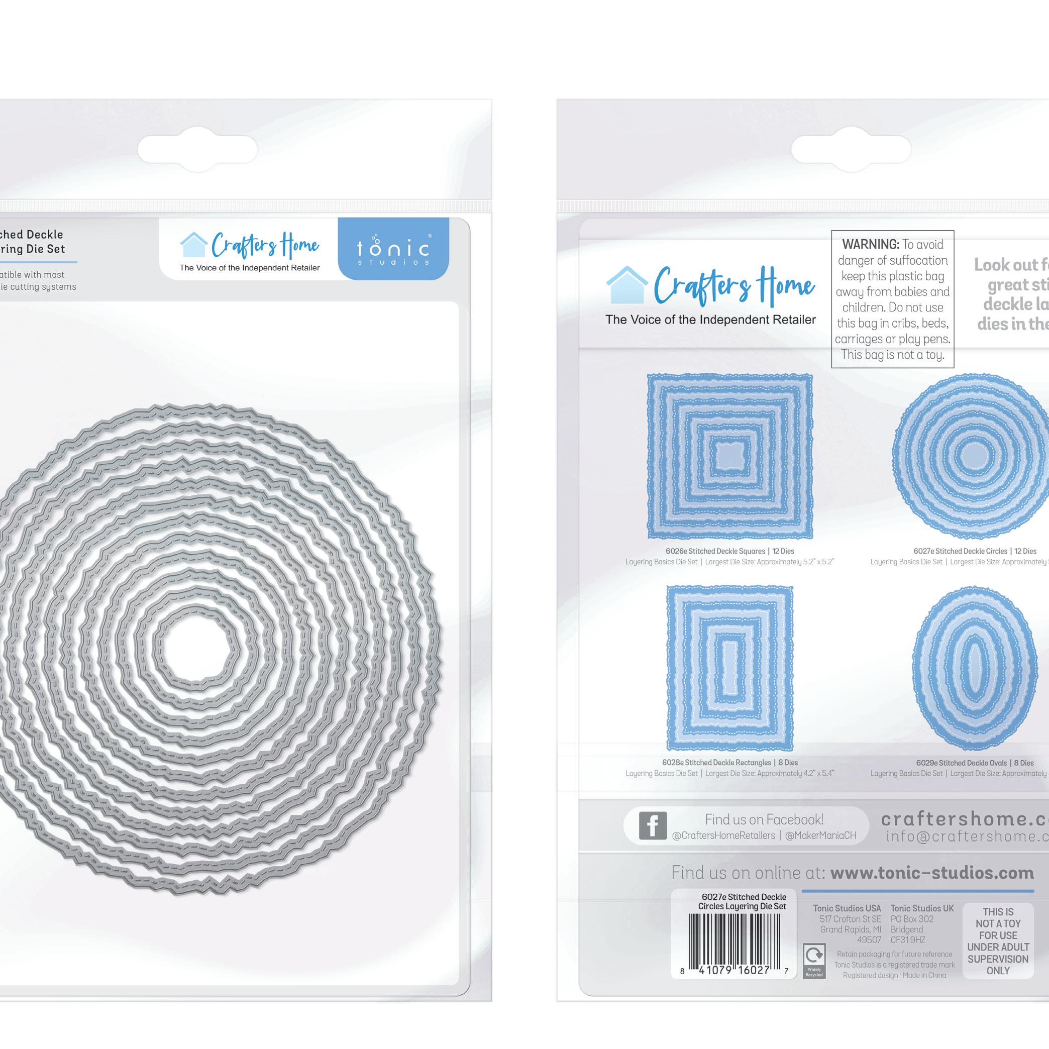 Stitched Deckle Layering Die Bundle | Crafters Home Exclusive