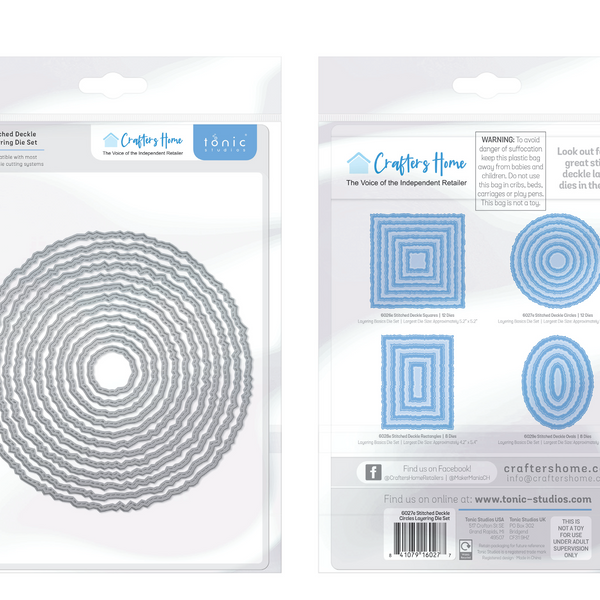Stitched Deckle Layering Die Bundle | Crafters Home Exclusive