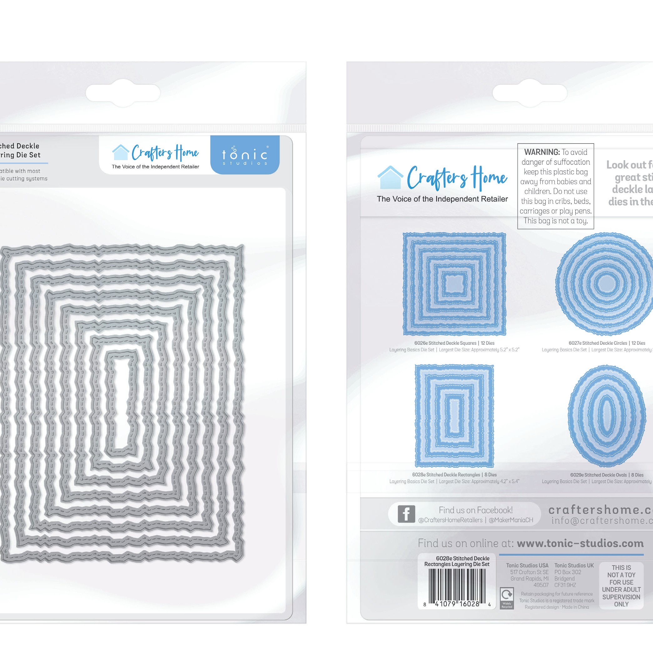 Stitched Deckle Layering Die Bundle | Crafters Home Exclusive