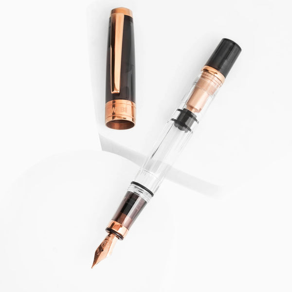 {back soon!} Smoke and Rose Gold II Diamond 580 Fountain Pen