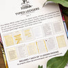 Typed Ledger Sheets | Dina Wakley