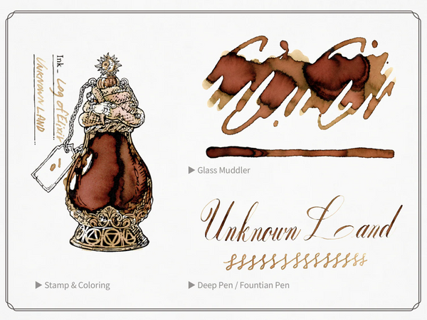 Unknown Land Fountain Pen Ink | Archiving Series No. 21