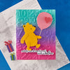 A Very Happy Birthday Sentiments Press Plates + Die Set | Classic Pooh Birthday Collection