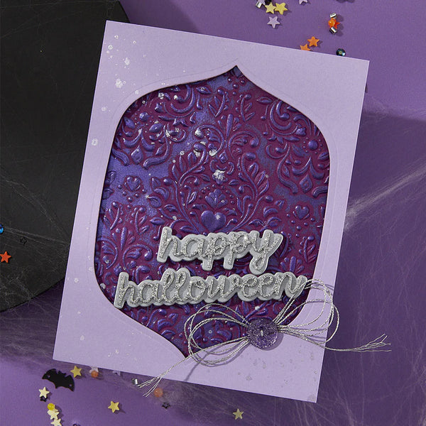 Damask 3D Embossing Folder | Simon Hurley's Spooktacular