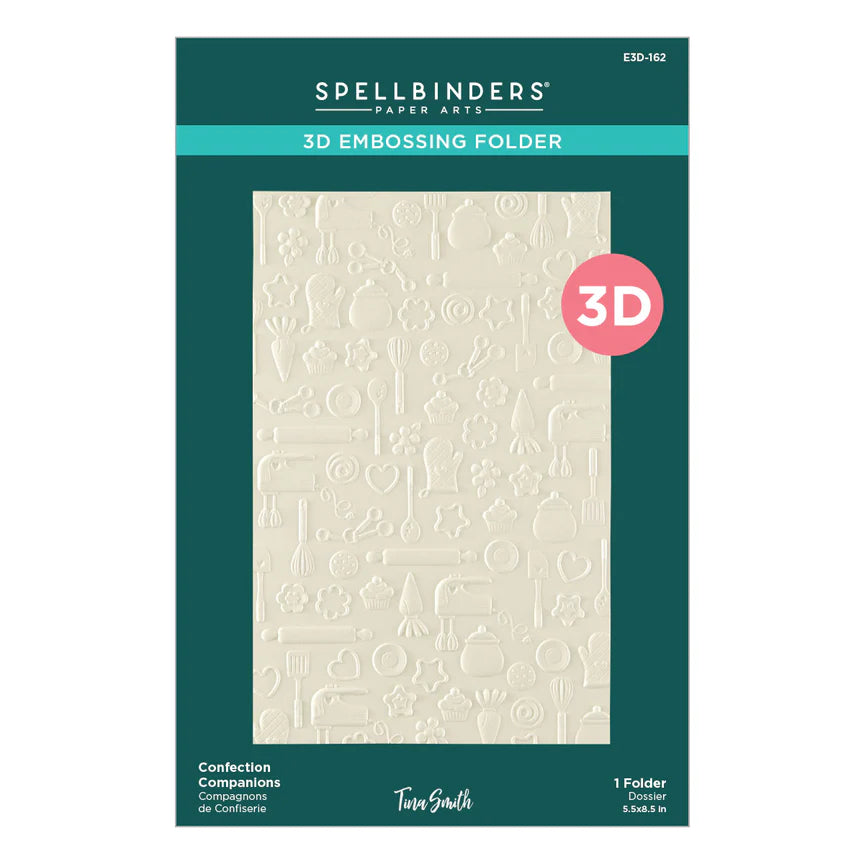 Confection Companions 3D Embossing Folder | Make It & Bake It