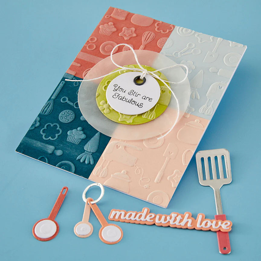 Confection Companions 3D Embossing Folder | Make It & Bake It