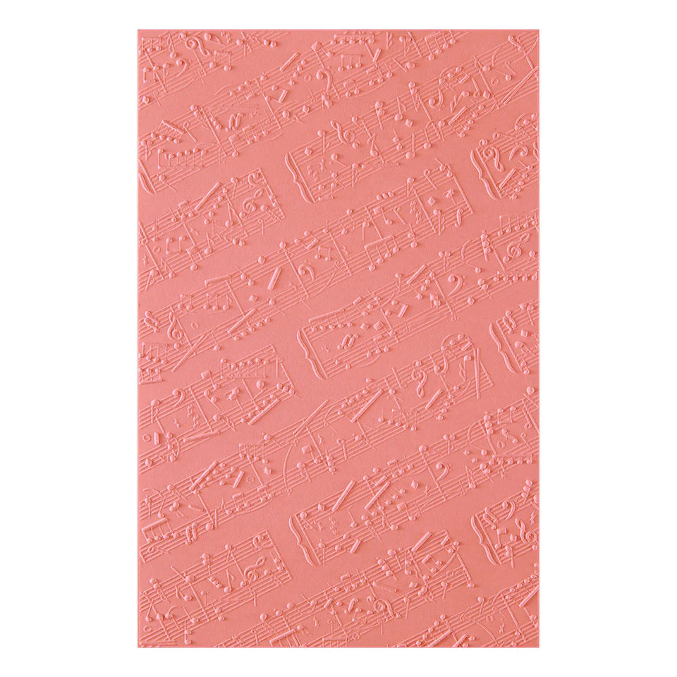 Favorite Song 3D Embossing Folder