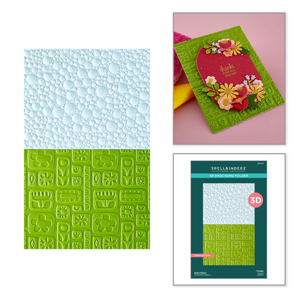 Suds & Buds 3D Embossing Folder