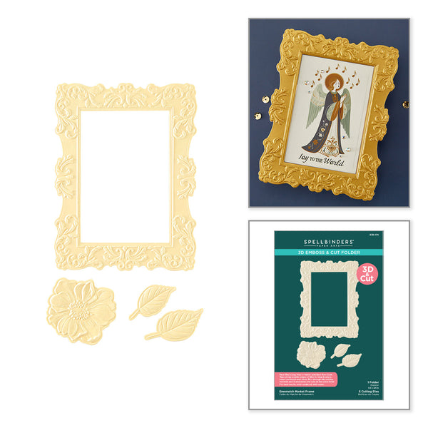 Greenwich Market Frame 3D Emboss + Cut Folder {coming soon!}