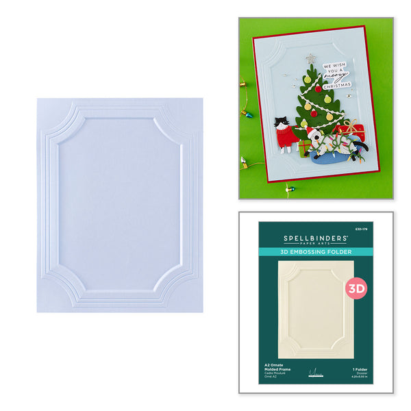Ornate Molded Frame 3D A2 Embossing Folder | Yana Smakula {coming soon!}