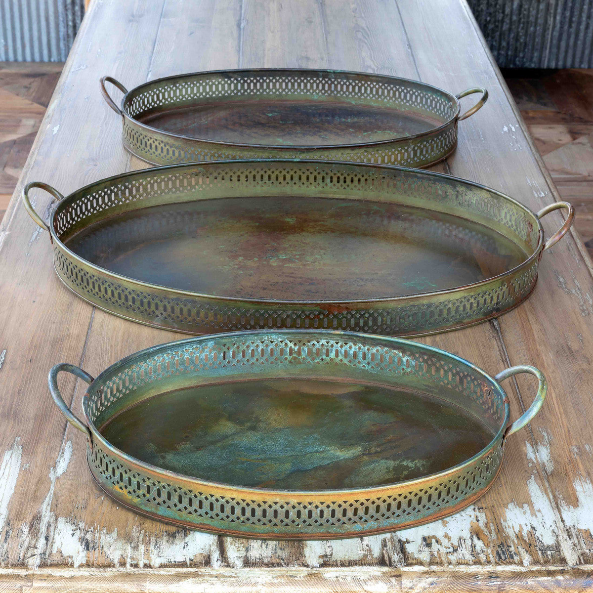 Patina Serving Trays | Set of 3 {Special Order}