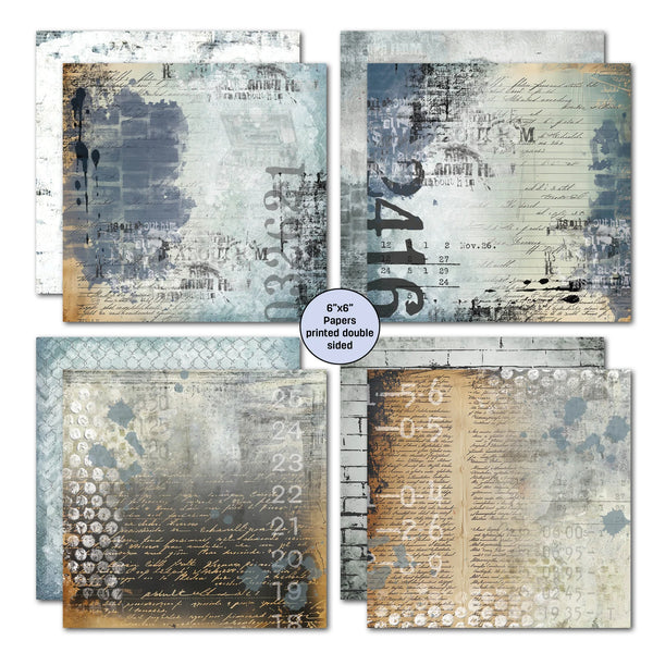 Eclectic Clockwork 6x6 Paper Pack