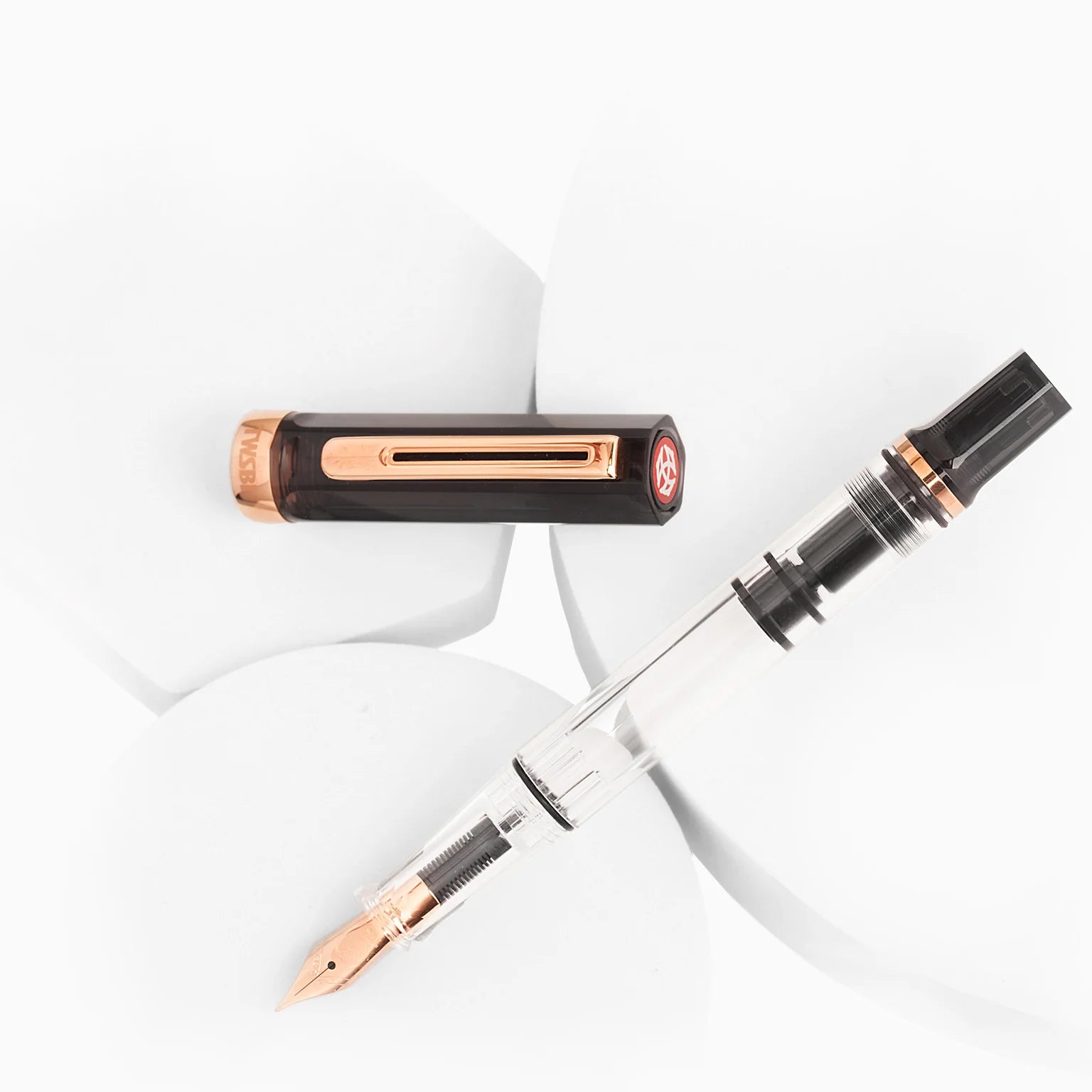 Smoke w/ Rose Gold Eco Fountain Pen