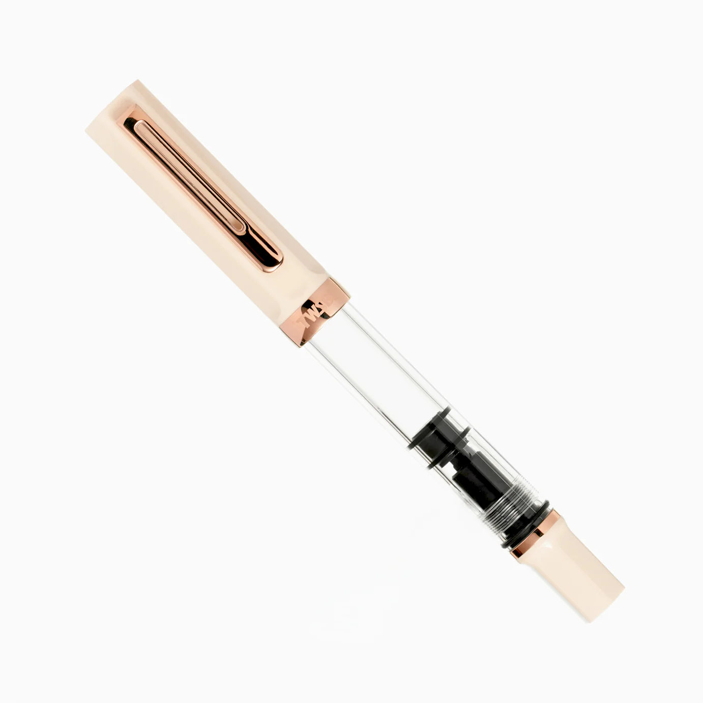 Creme & Rose Gold Eco Fountain Pen