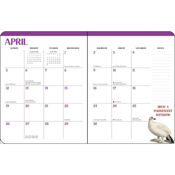 {coming soon!} Effin' Birds 2026 Monthly/Weekly Planner | Aaron Reynolds