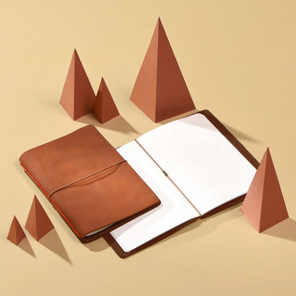 Brown Explorer Refillable Leather Journal