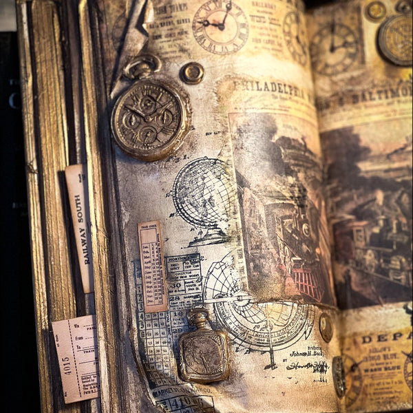 {past event} 06/22: Mixed Media Book Class