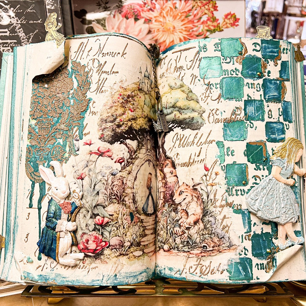 {past event} 06/22: Mixed Media Book Class