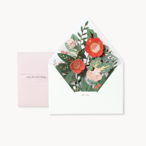 Floral Envelope Pop-Up Card