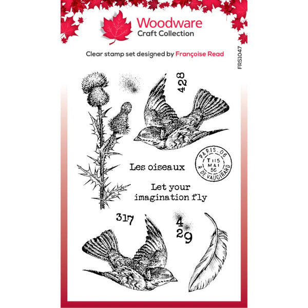 Flying Birds 4x6 Clear Stamp Set | Francoise Read