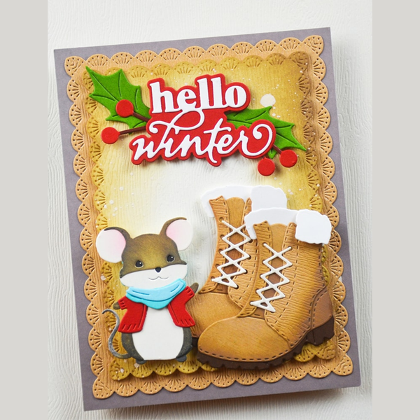 Fan Stitch Scalloped Nesting Frames