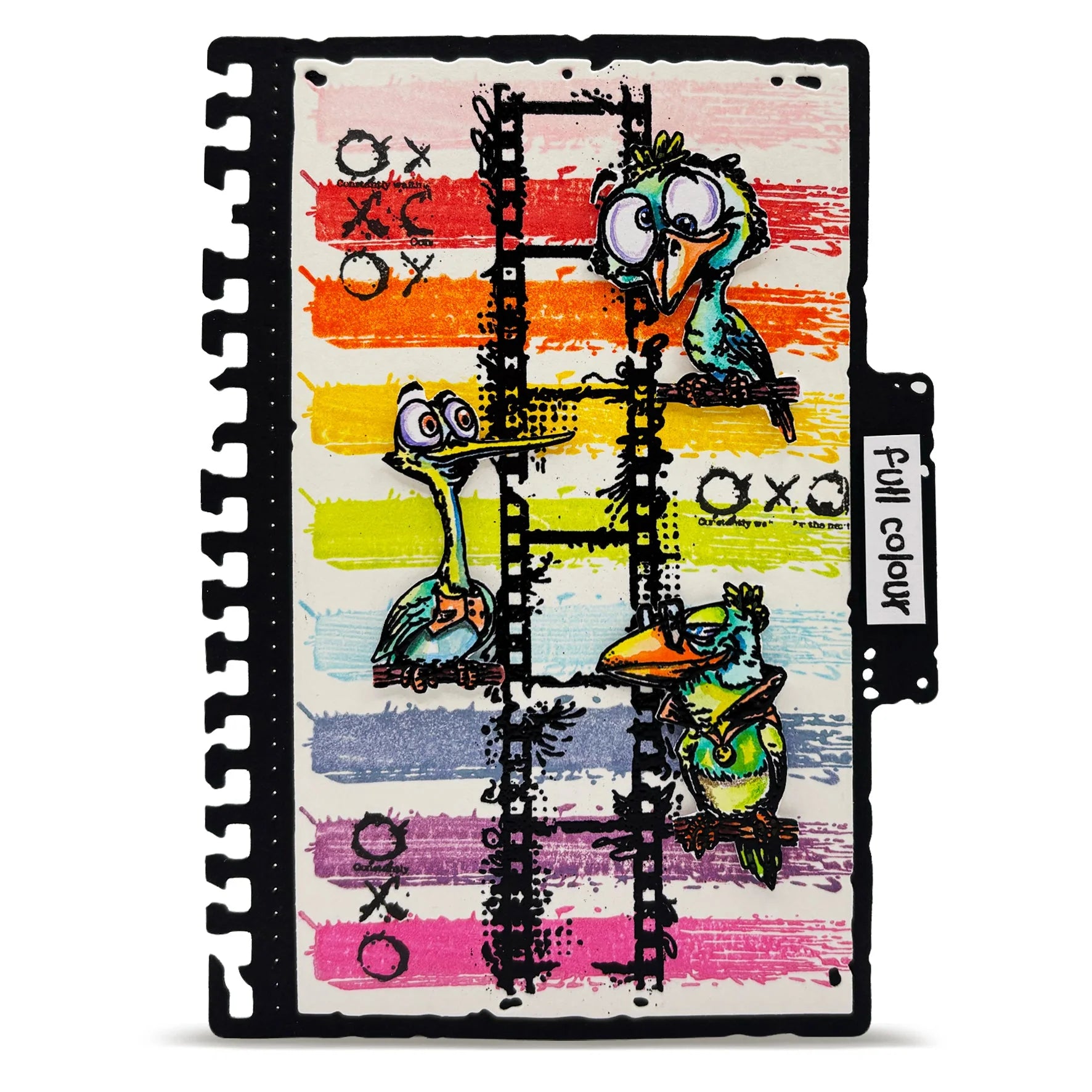 Circles & Strokes A6 Clear Stamp Set No. 1335