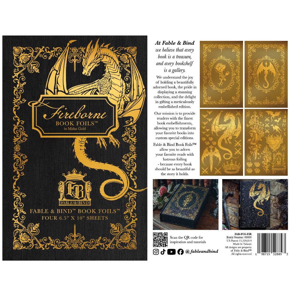 Fireborne Book Foil