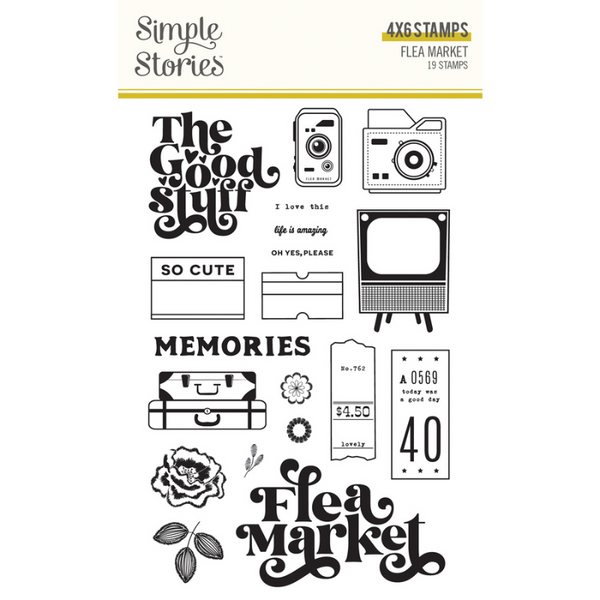 Flea Market Flea Market Clear Stamp Set {clearance}