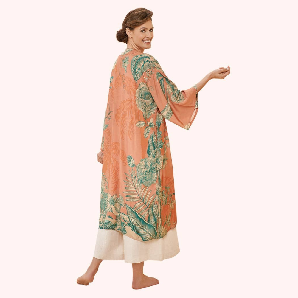 Floral Jungle Kimono Gown in Petal {Black Friday Deal}