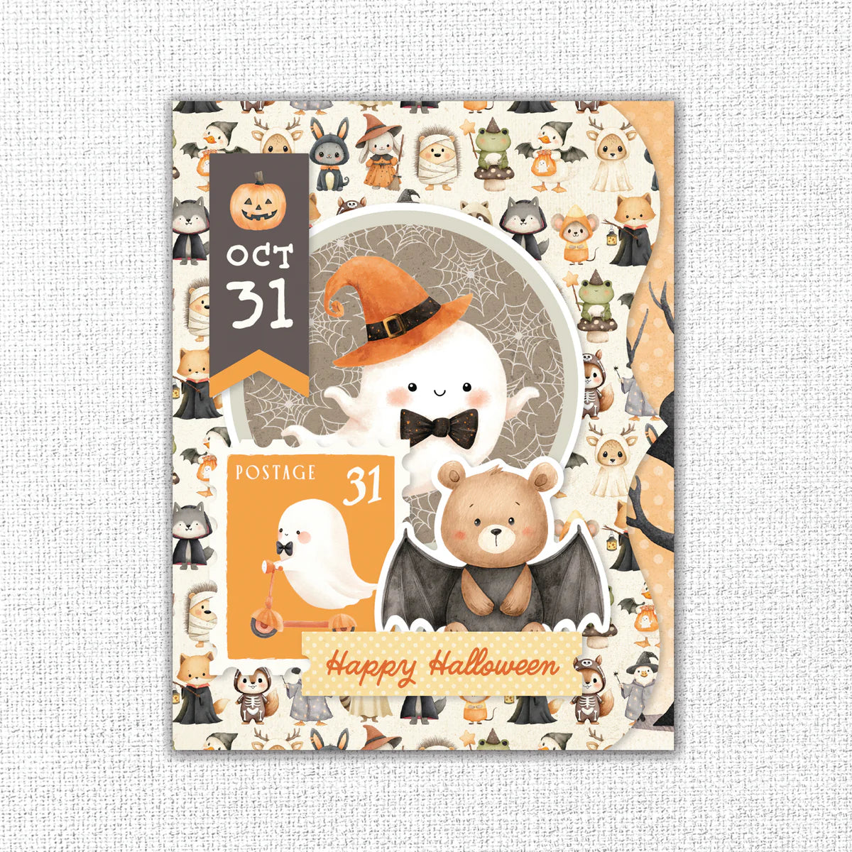 Halloween Hollow 8.5x11 Mini Junk Journal Folio Kit