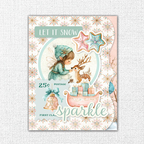 Fairytale Christmas 8.5x11 Mini Junk Journal Folio Kit