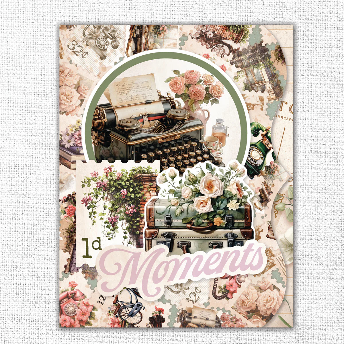 Afternoon in the Park 8.5x11 Mini Junk Journal Folio Kit