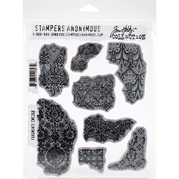 Fragments Cling Stamp Set | Tim Holtz