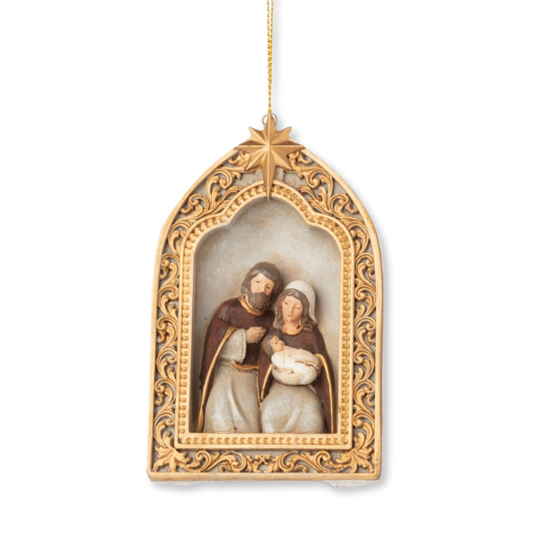 Framed Nativity Scene Ornament
