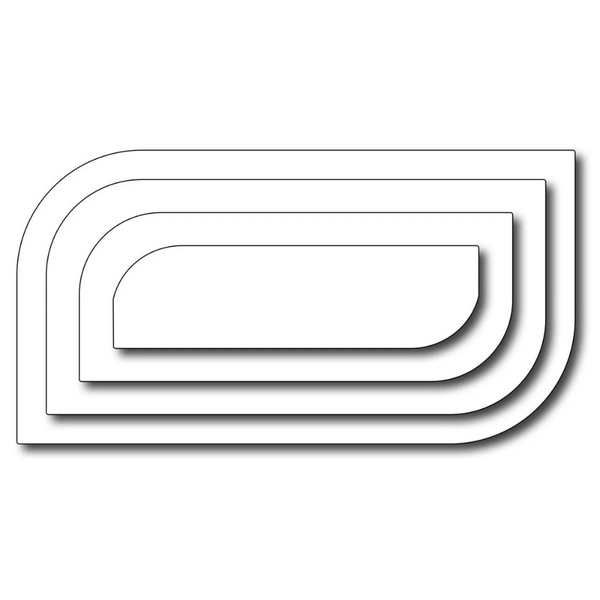 Petal Rectangles In-Betweens Precision Die Set
