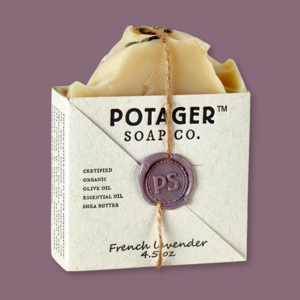 French Lavender Bar Soap {Certified Organic}
