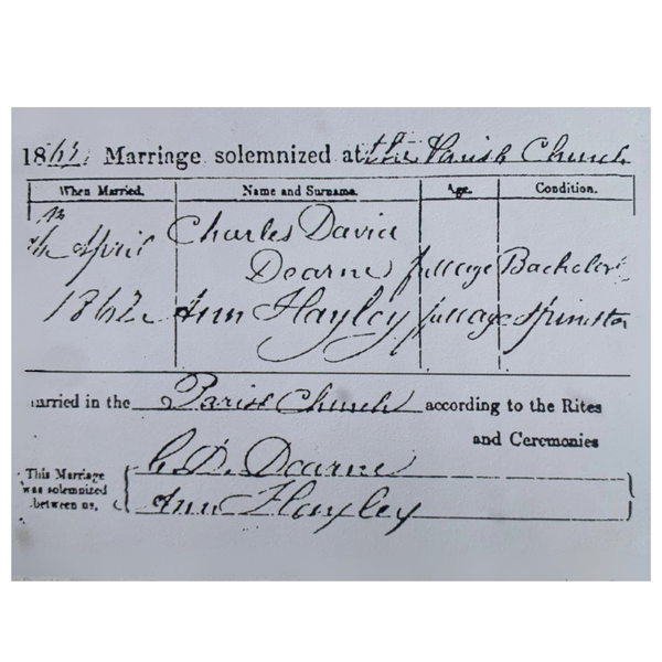 Marriage Certificate Cling Stamp