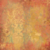 Light Distressed Damask 12x12 Gold Foil Paper Pad