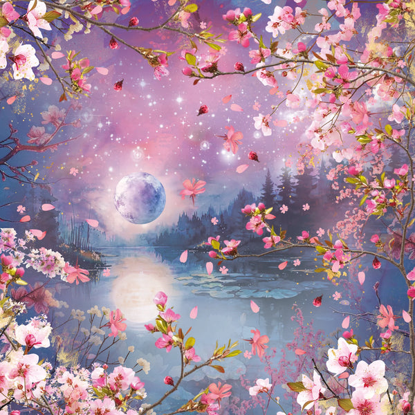 Lunar Blooms 12x12 Paper Pad | Nature's Garden