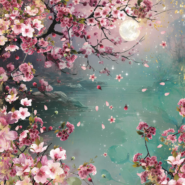 Lunar Blooms 12x12 Paper Pad | Nature's Garden