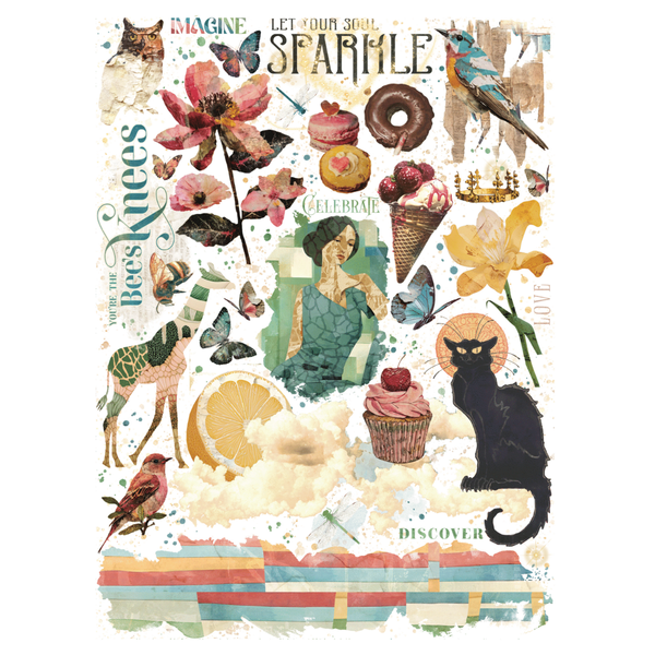 Journaling Through Time Rub-on Transfers {preorder}