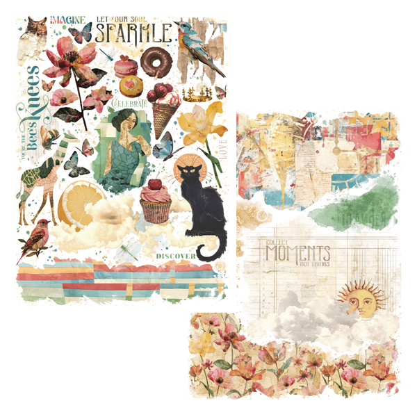 Journaling Through Time Rub-on Transfers {preorder}