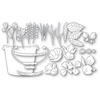 Garden Pail Bouquet Die Set