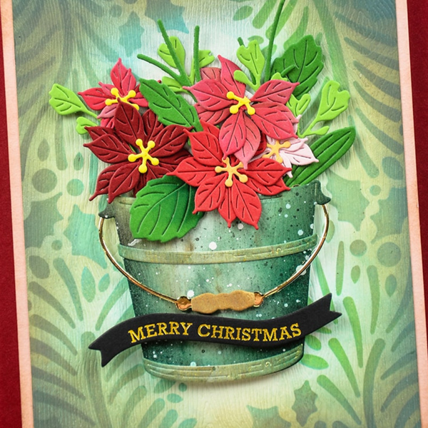 Garden Pail Bouquet Die Set