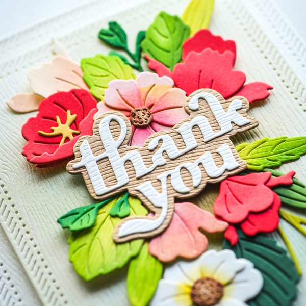 Garden Pail Bouquet Die Set